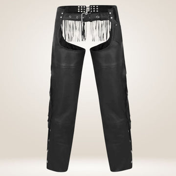 Handcrafted Fringe Leather Chaps