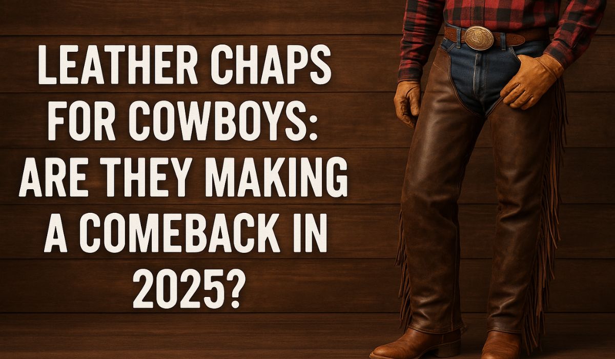 Leather Chaps for Cowboys: Do They Make a Return in 2025?