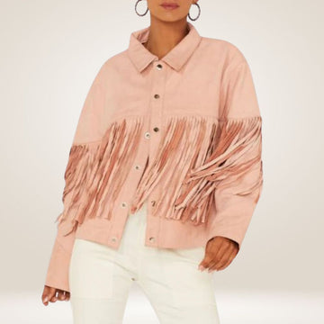 Oktoberfest Pink Western Style Jacket for Women