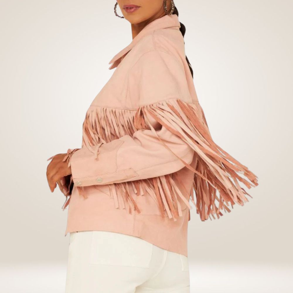 Oktoberfest Pink Western Style Jacket for Women