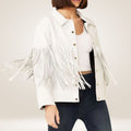 Austrian Fringe Western Jacket for Women Front pose