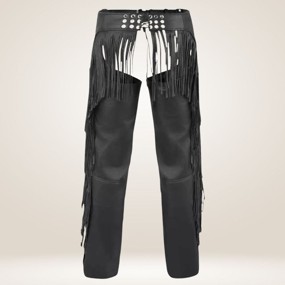 Handcrafted Fringe Leather Chaps