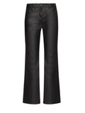 Black leather pants on a white background
