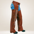Men's Western Leather Fringe Chaps Other