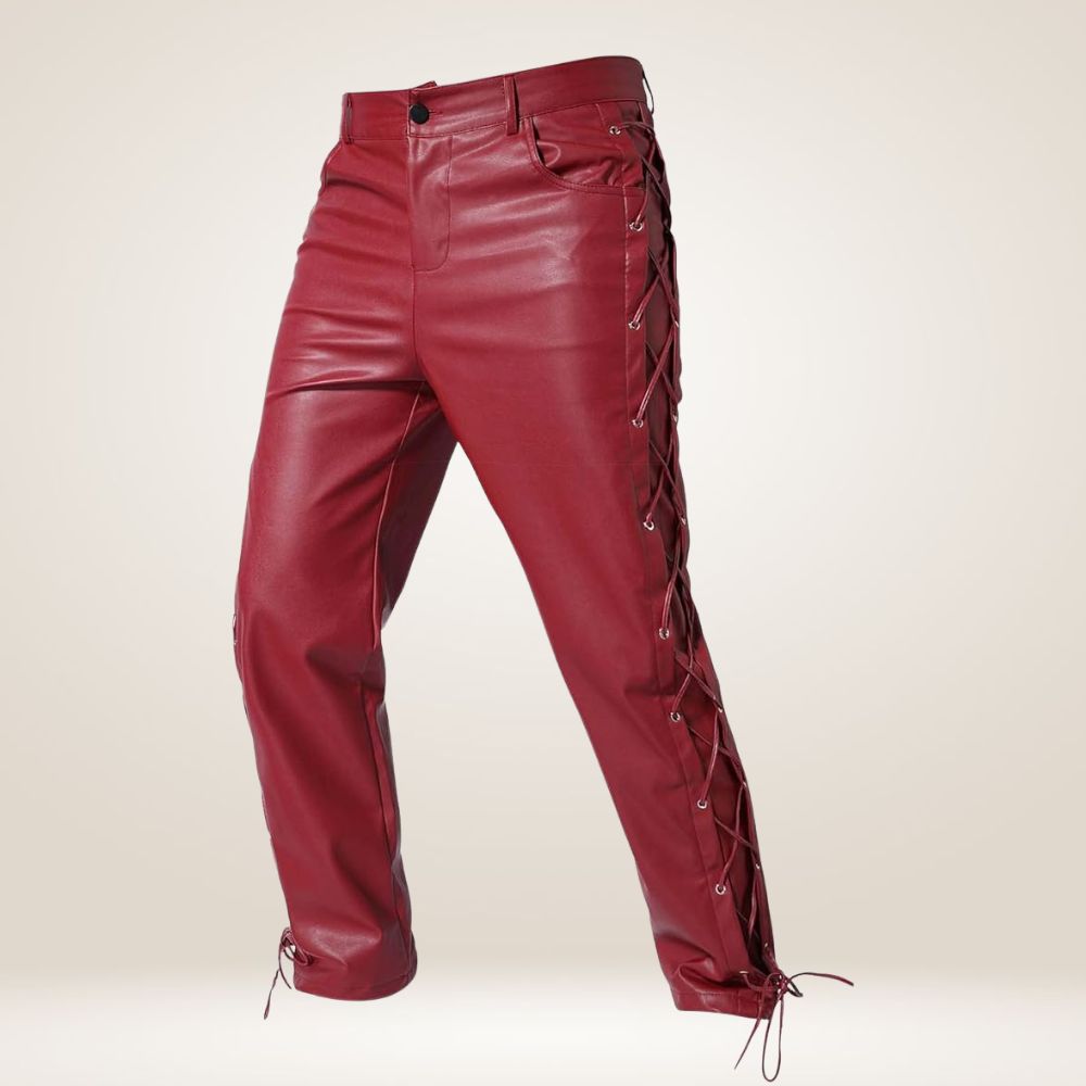 Red Leather Pants