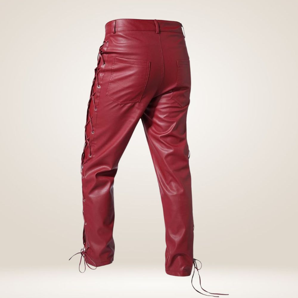 Red Leather Pants